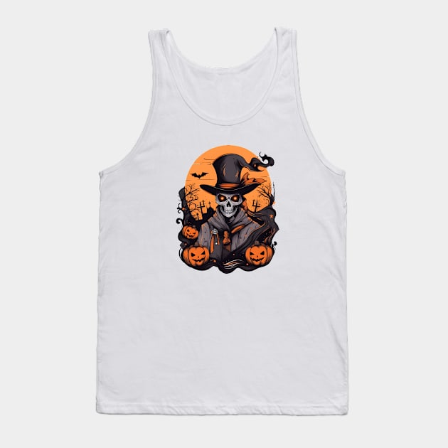 Spooktacular Halloween Party Tank Top by ragil_studio